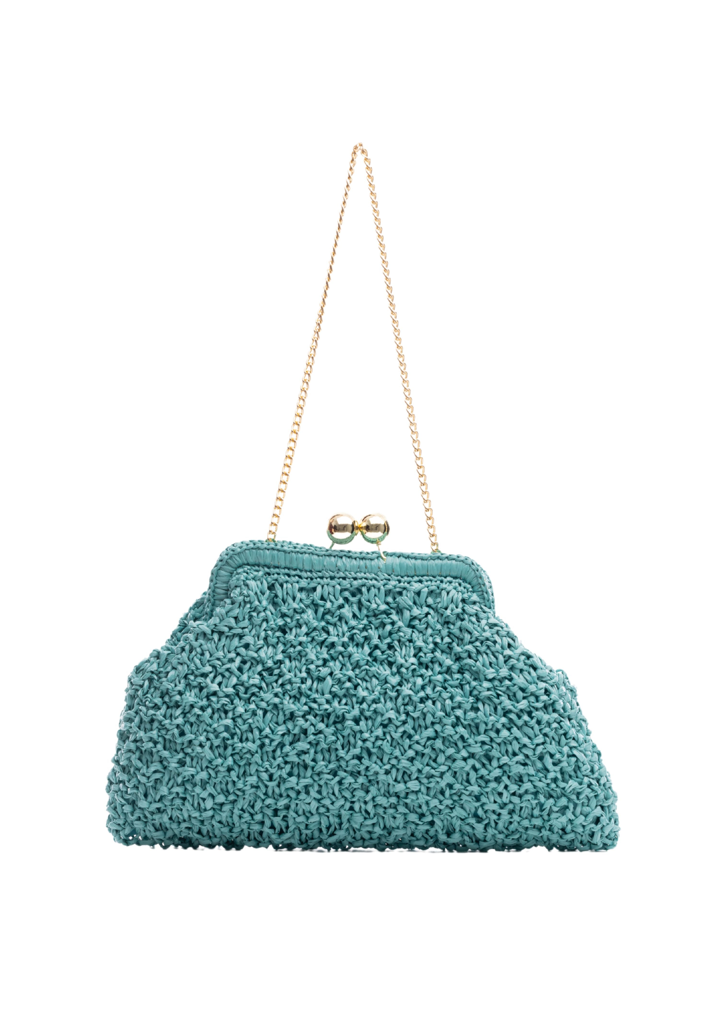 Tara Grinna Raffia Clutch (8195)