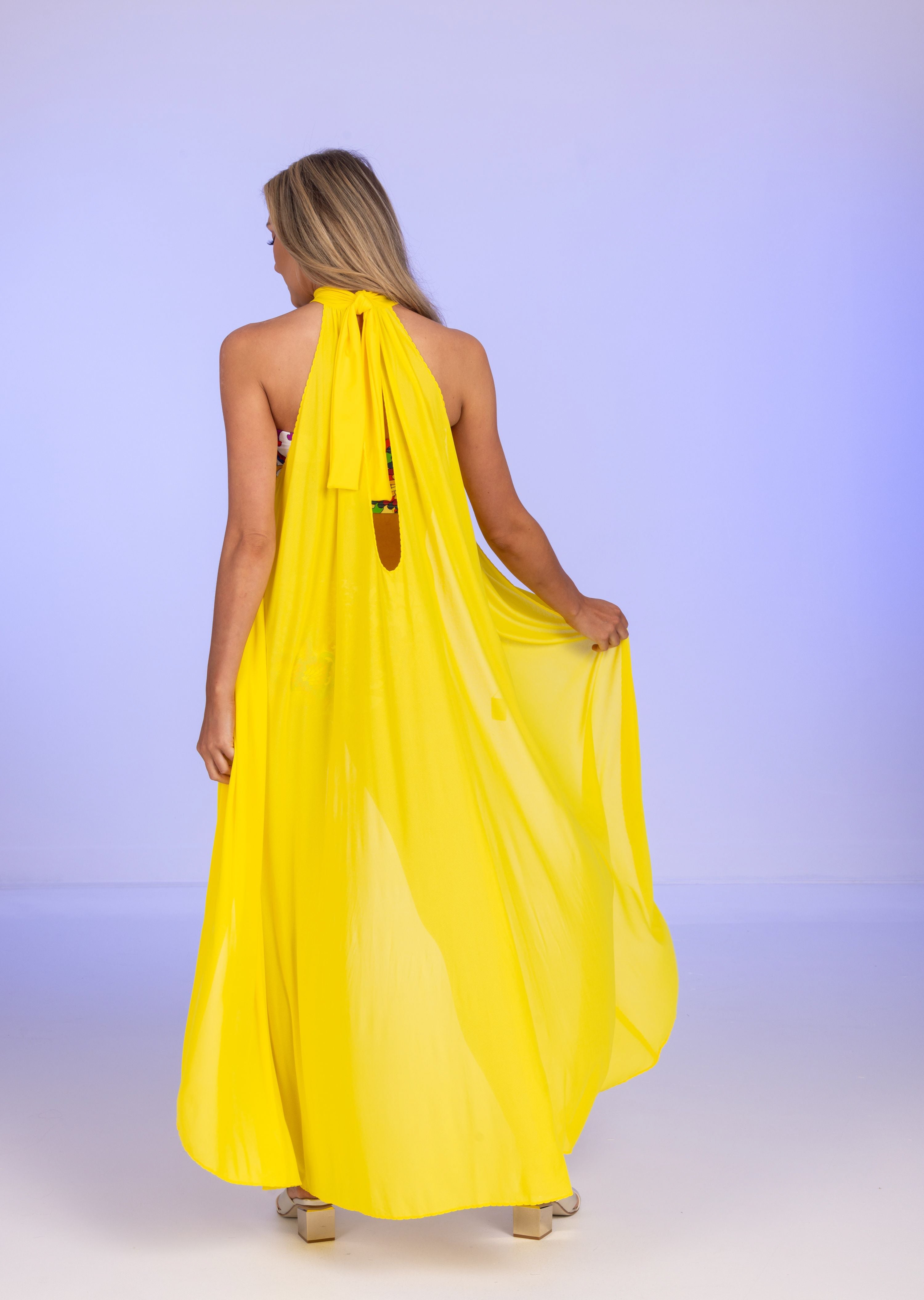 Sunburst High Neck Cover Up (432)