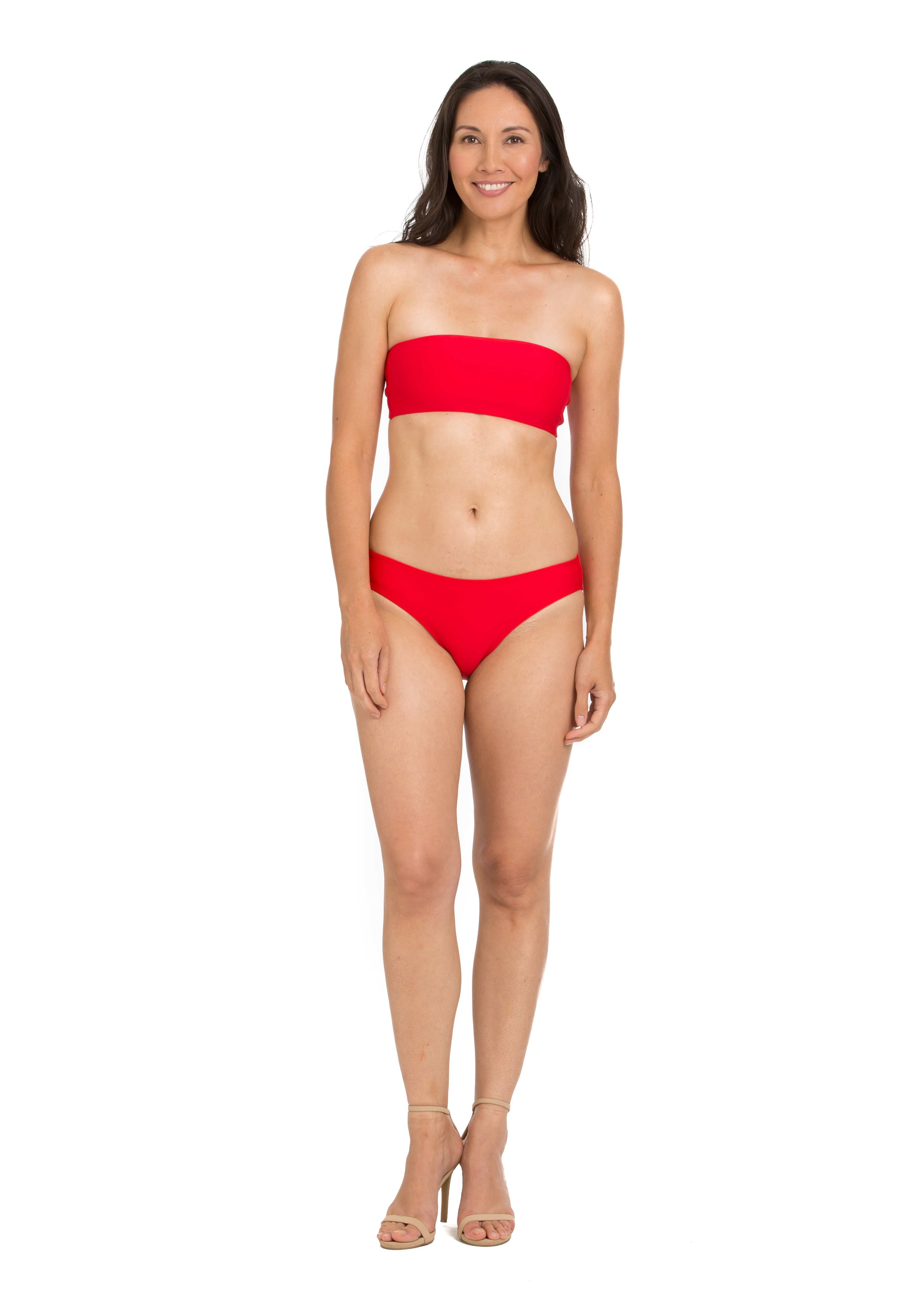 Red Solid Hipster Bottom (Style 206)