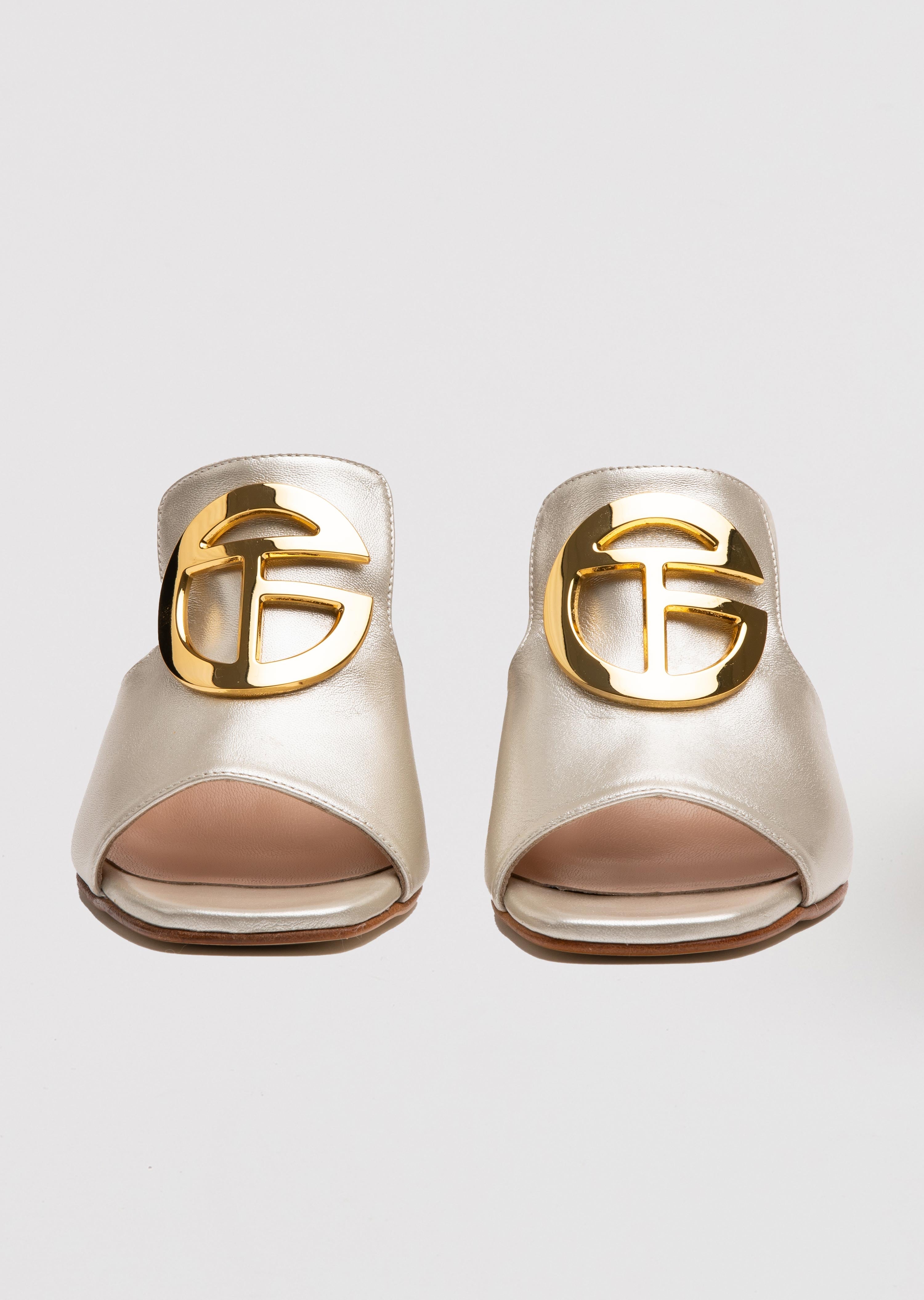 Platinum Lila Slide (70mm Heel)