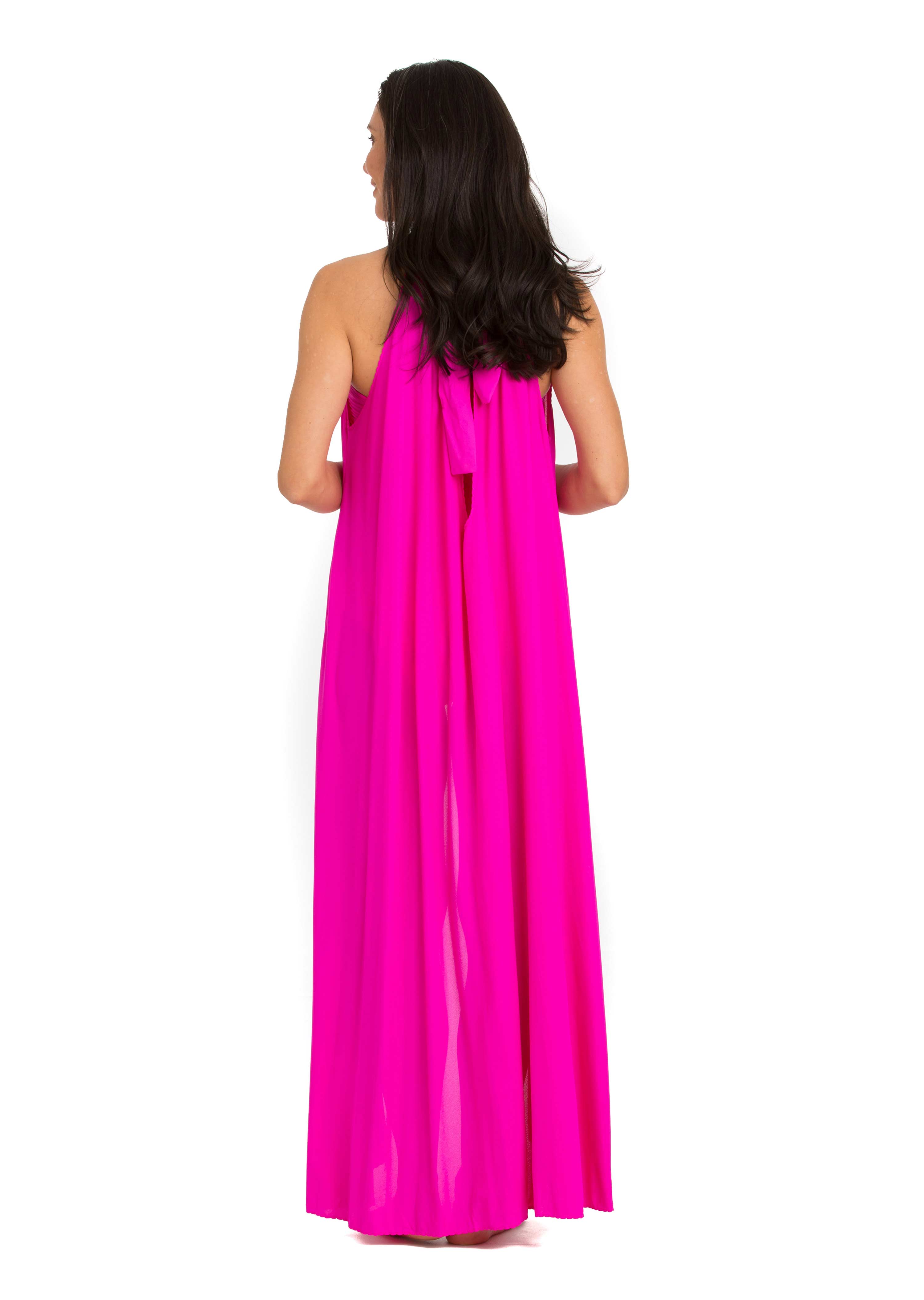Candy Pink High Neck Cover Up (432)