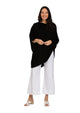 Black Cotton Cashmere Wrap