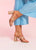 Crystal Gold Heeled Sandal