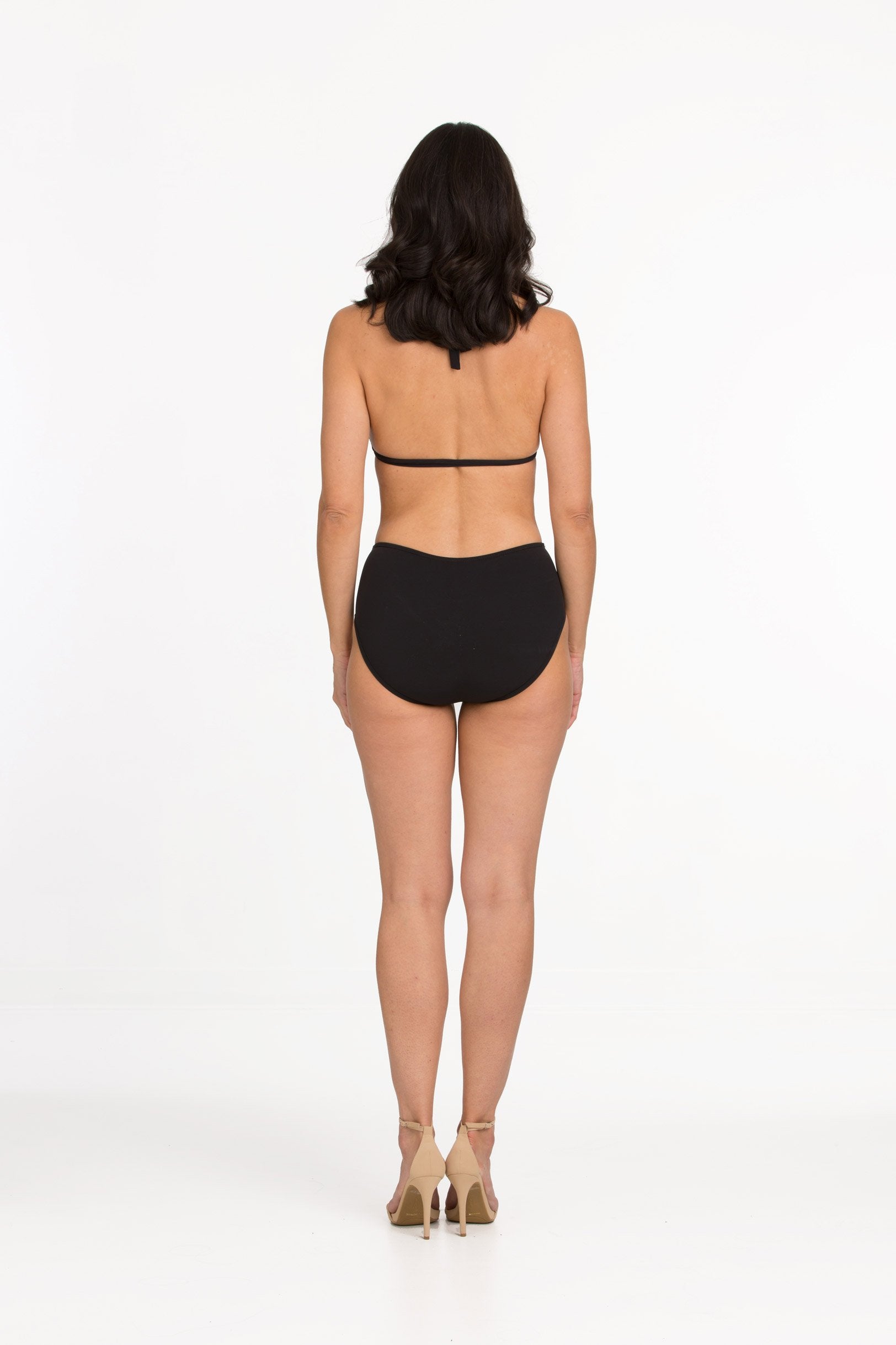 Solid Pleated Mid-Rise Bottom (Style 209)