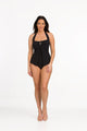 Wide Strap Bandeau One Piece with Overlay Flaps (Style 354)