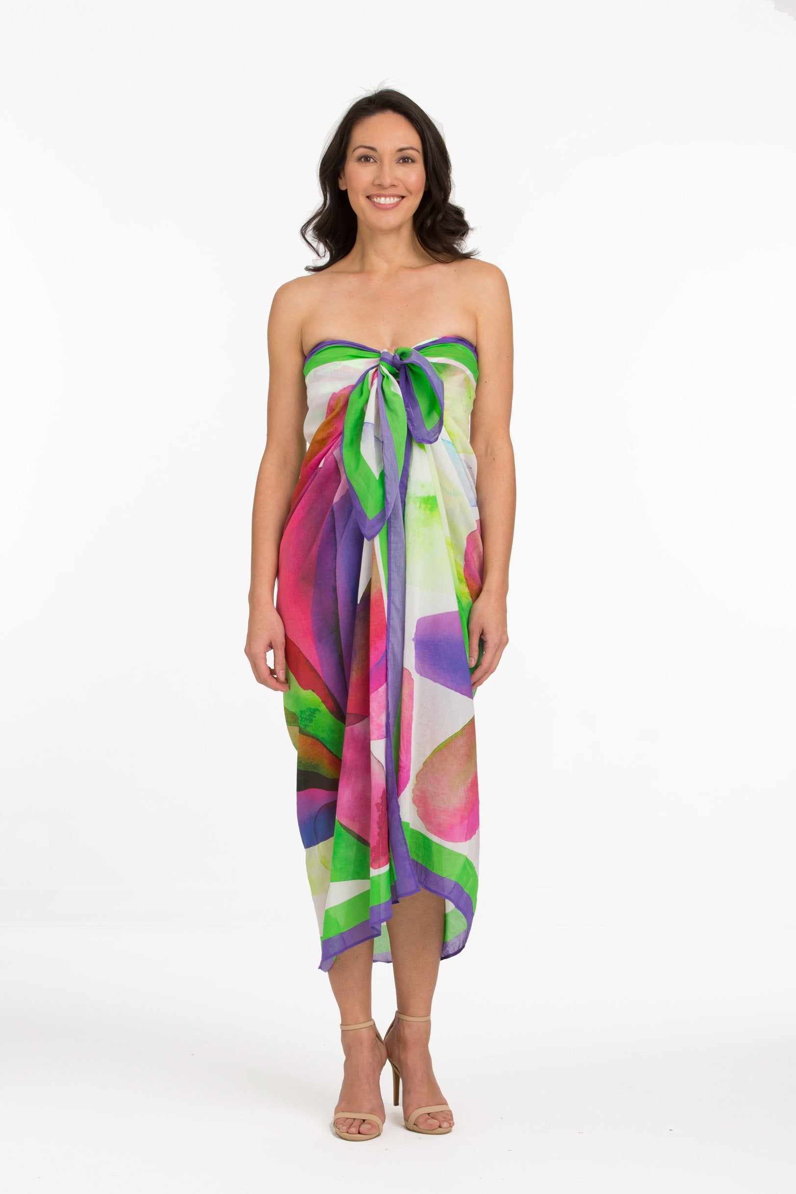 Pareo print silk dress 38 - 2023 ❤️ CooperativaShop ✓