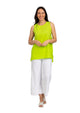 Lime Solid Silk Tank Top (LM-611)