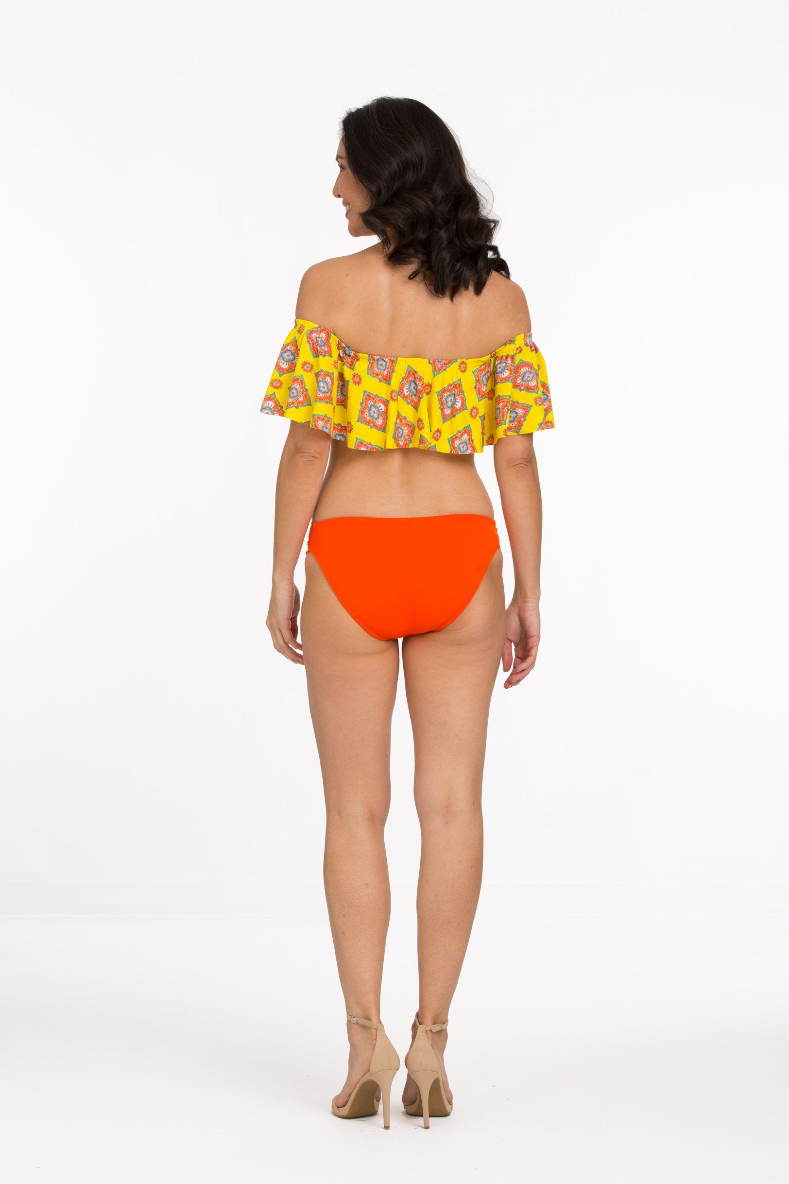 Solid Soft Tab-Side Bikini Bottom (Style 258)