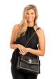 Amelia Bag in Black and Ivory