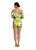 Bellagio Off-Shoulder Flounce Loose Fit Bandini (BG-176)