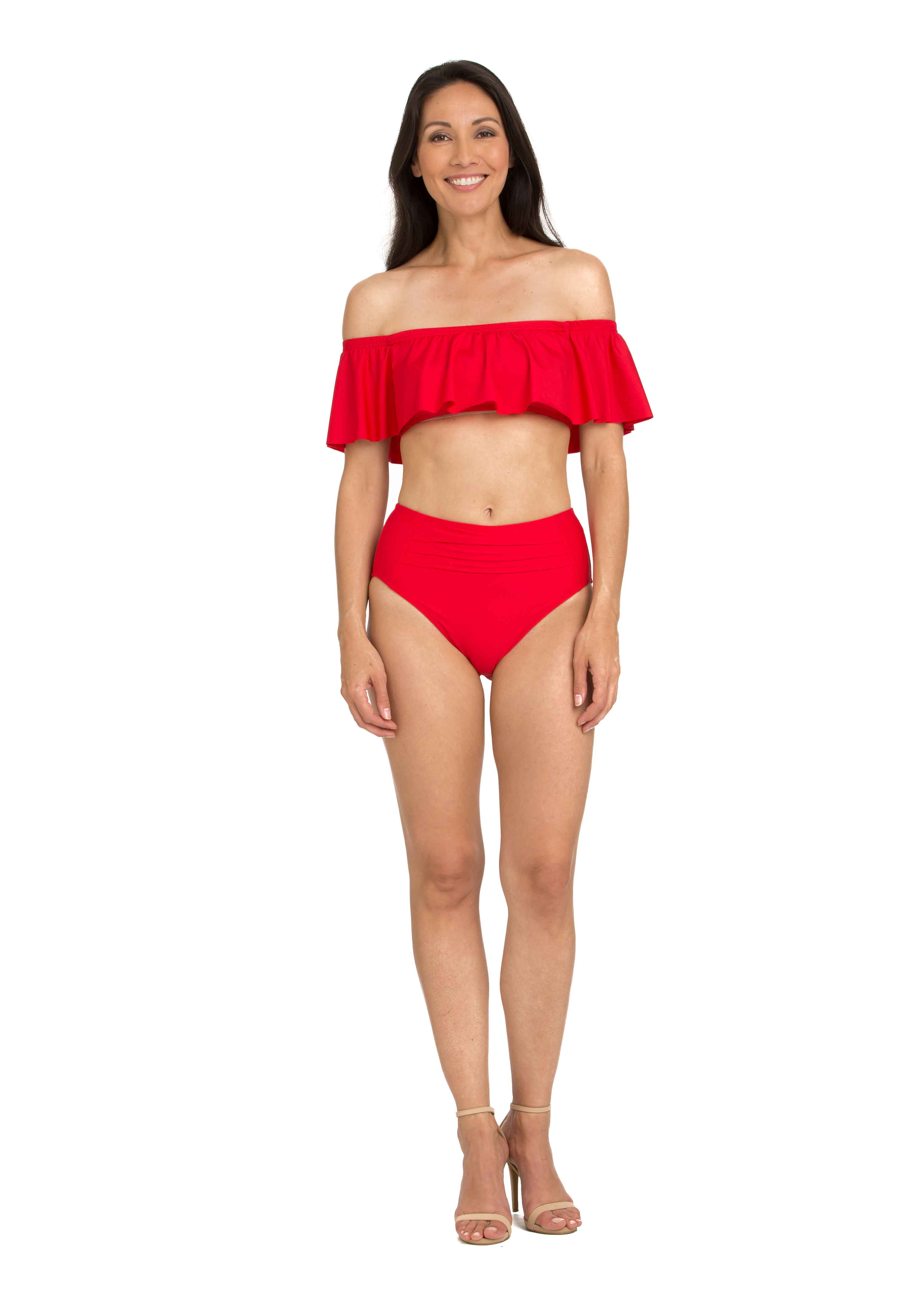 Solid Pleated Mid-Rise Bottom (Style 209)