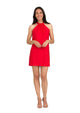 Red Halter Dress with Neck Ties (Style 609)