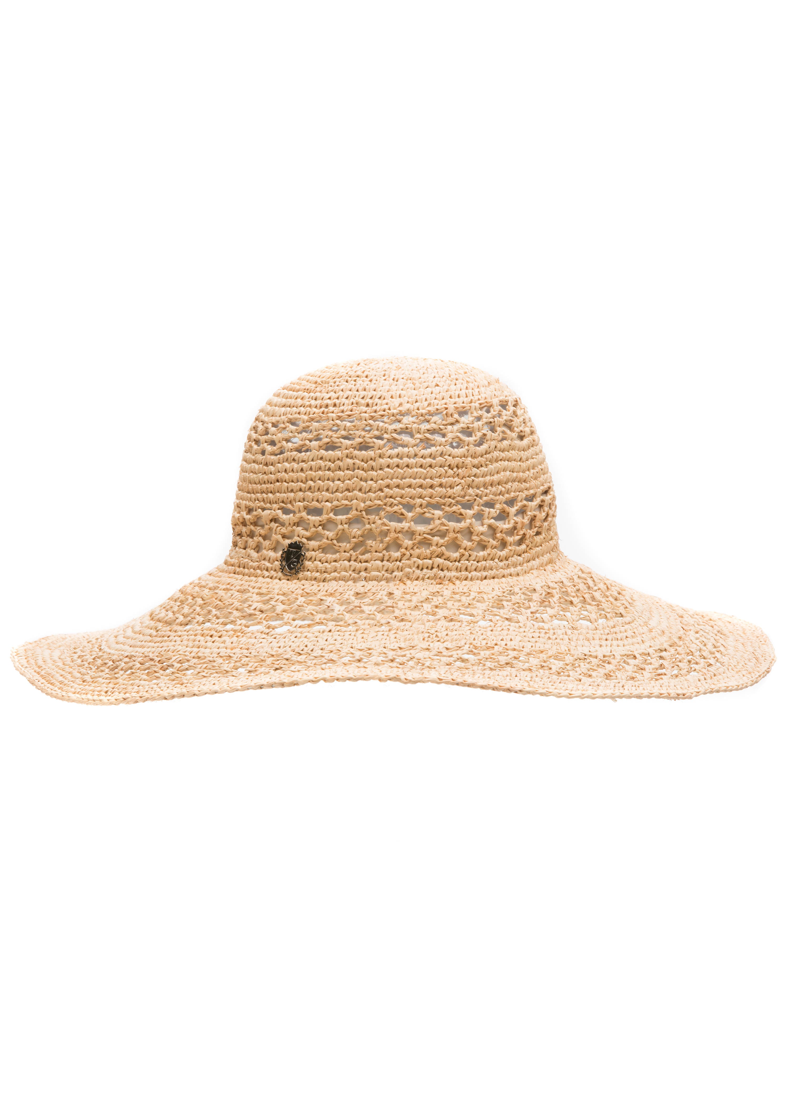 Leandra Raffia Wide Brim Hat