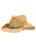 Agostina Raffia Cowboy Hat with Turquoise Trim